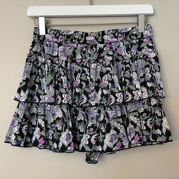 Free People Intimately Free Floral Ruffle Short - Picture 4 of 6